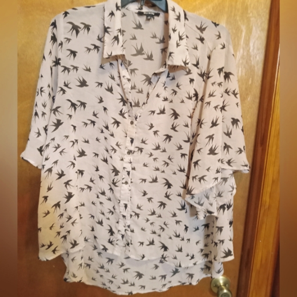 Ups and down woman's blouse